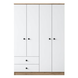 Hanah Home Armario Escandinavo Nogal y Blanco